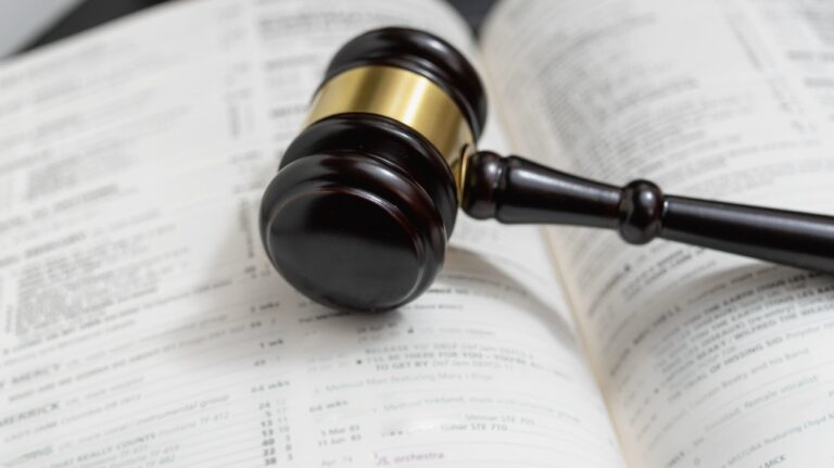 Judge's Gavel and Law Book